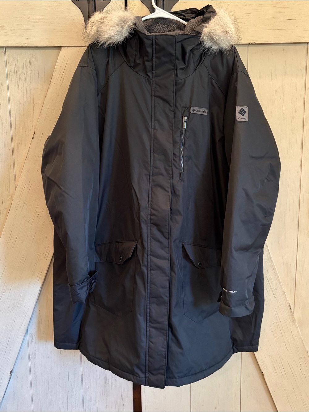 Columbia Omni Heat Faux-Fur Hooded Parka Size 3X